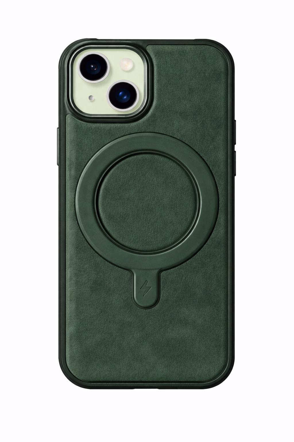 iPhone 15 - MagSafe Suede Case - Green